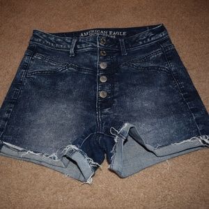 Vintage high waisted jean short